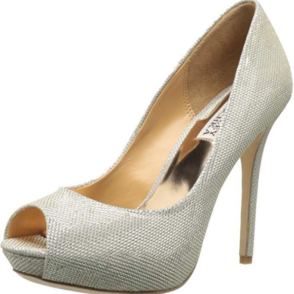 Badgley Mischka Shoes - Badgley Mischka Women's Drama Peep-Toe Pump Sz. 6